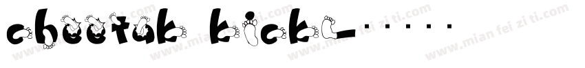cheetak kick字体转换
